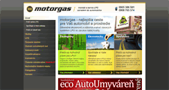 Desktop Screenshot of motorgas.sk