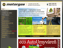 Tablet Screenshot of motorgas.sk